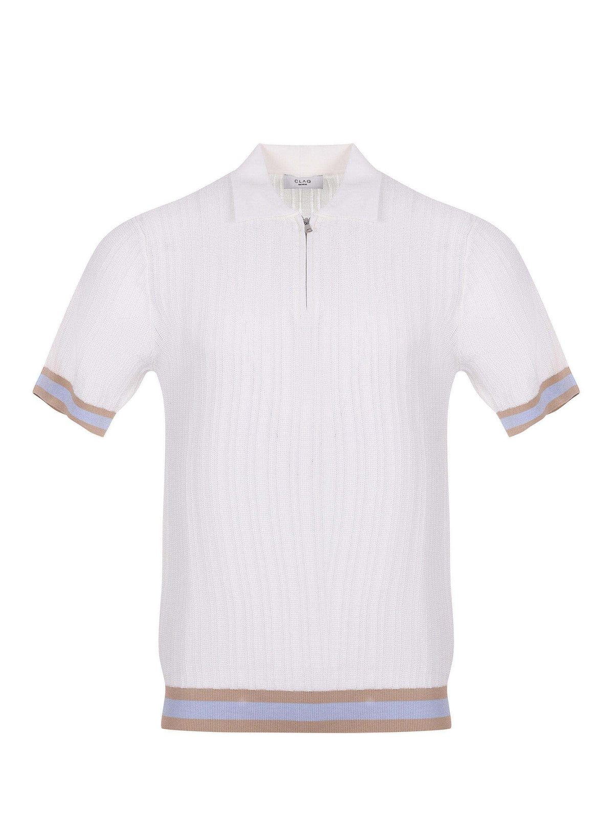 CLAQ Polo 0034 WHITE Milk white