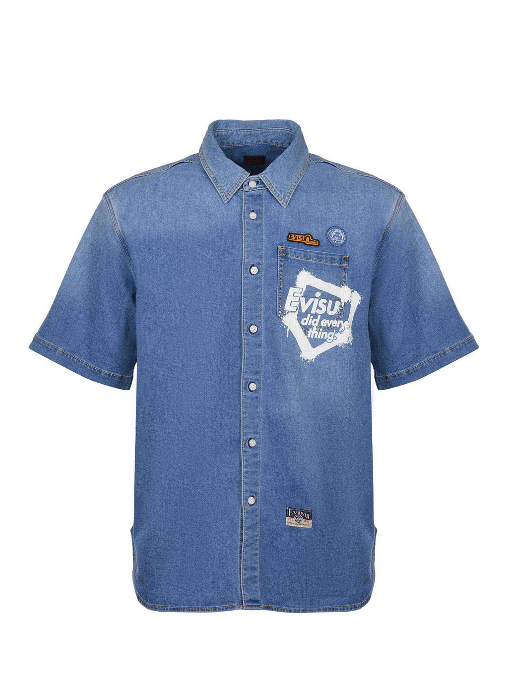EVISU Shirts 2ESHTM5DI1133 DENIM Denim