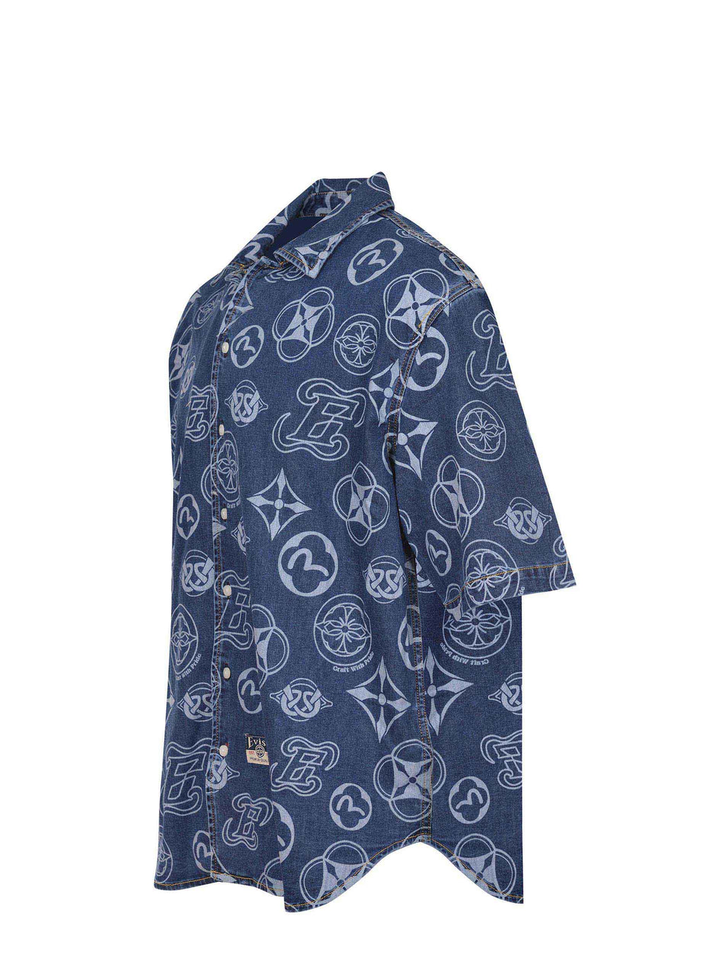 EVISU Shirts 2ESHTM5DI1147 DENIM Dark denim