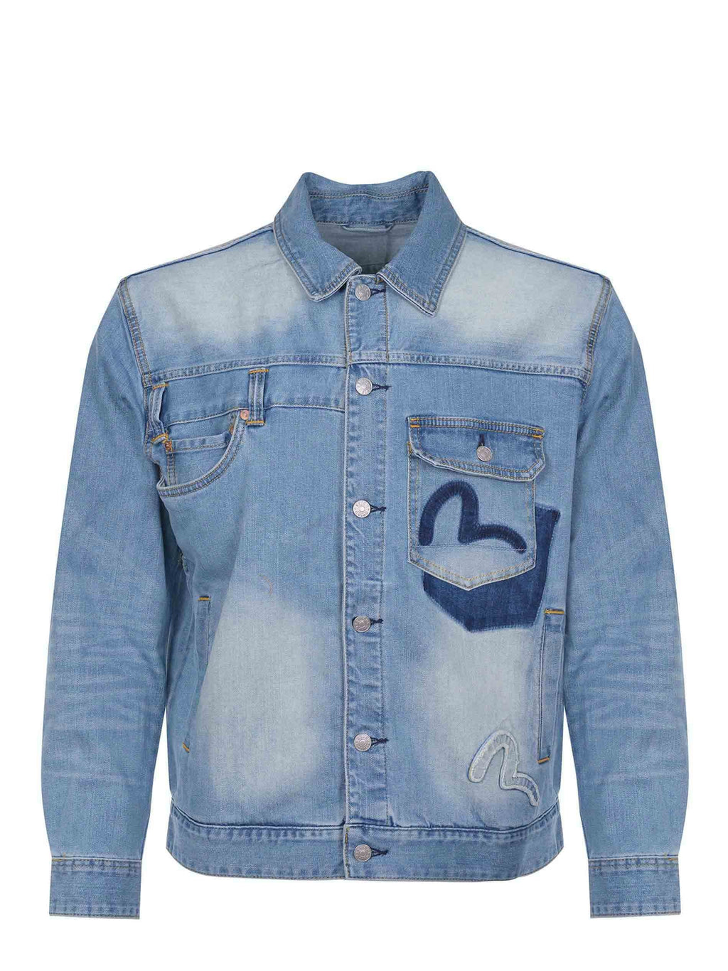 EVISU Jackets 2ESHTM5DJ1045 DENIM Light blue denim