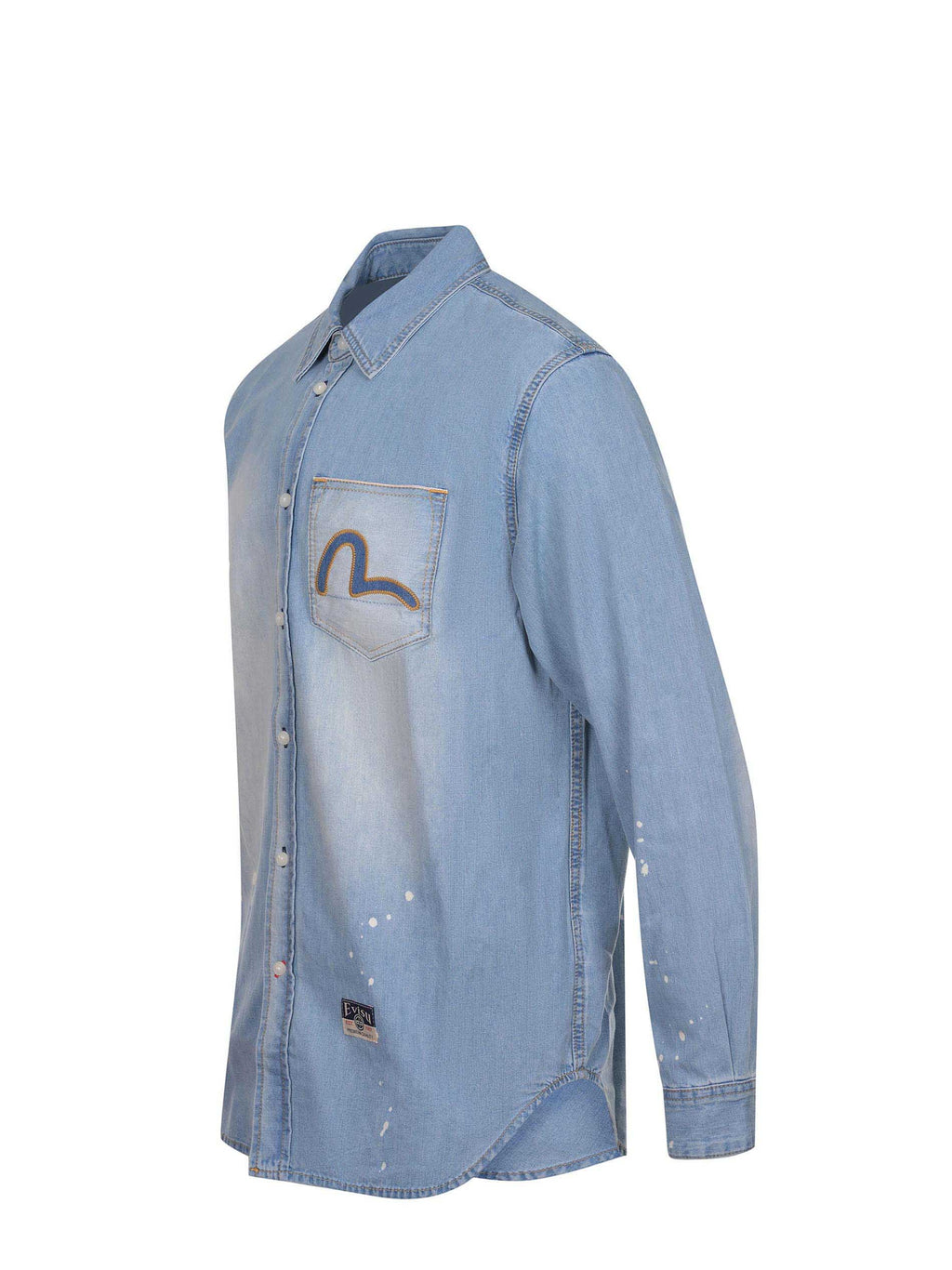 EVISU Shirts 2ESHTM5DL1141 DENIM Light denim