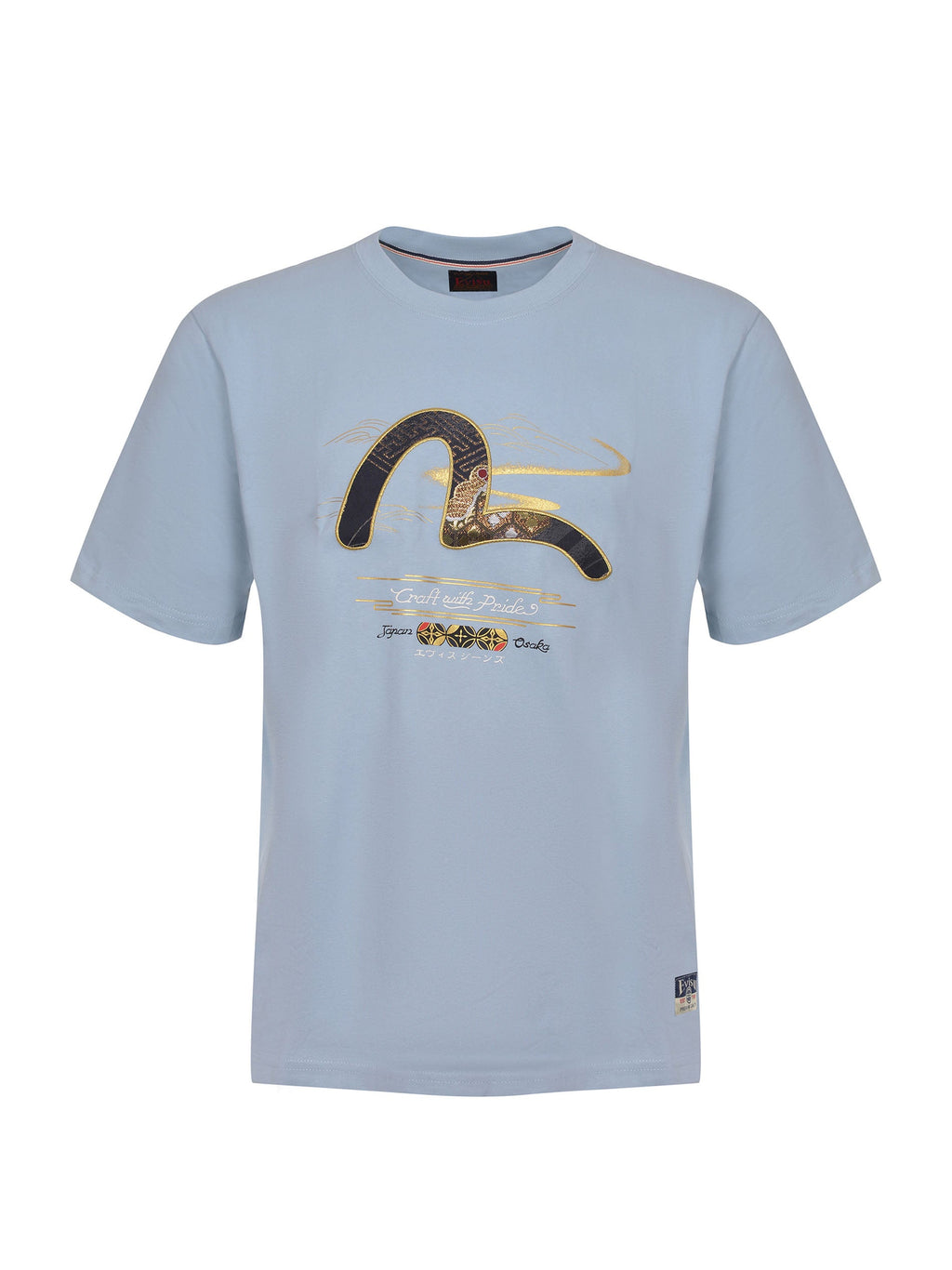 EVISU T-shirt 2ESHTM5TS1101 BLUE Light Blue
