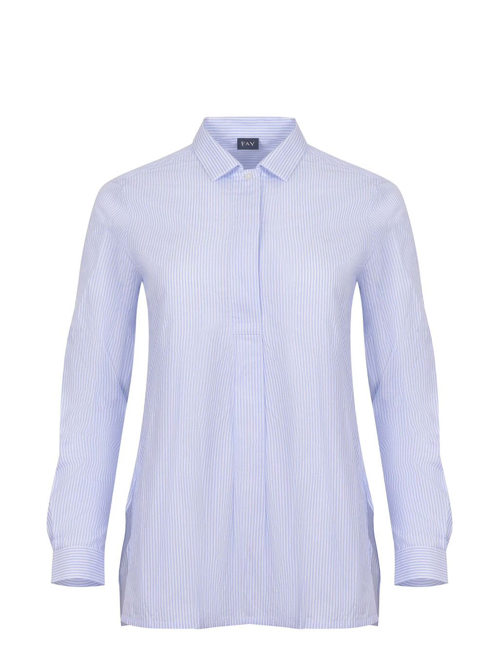 FAY Shirts NCWA150A030 XAMU603 Light Blue