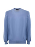 FAY Sweaters NMMC150171T OHPU601 Powder blue