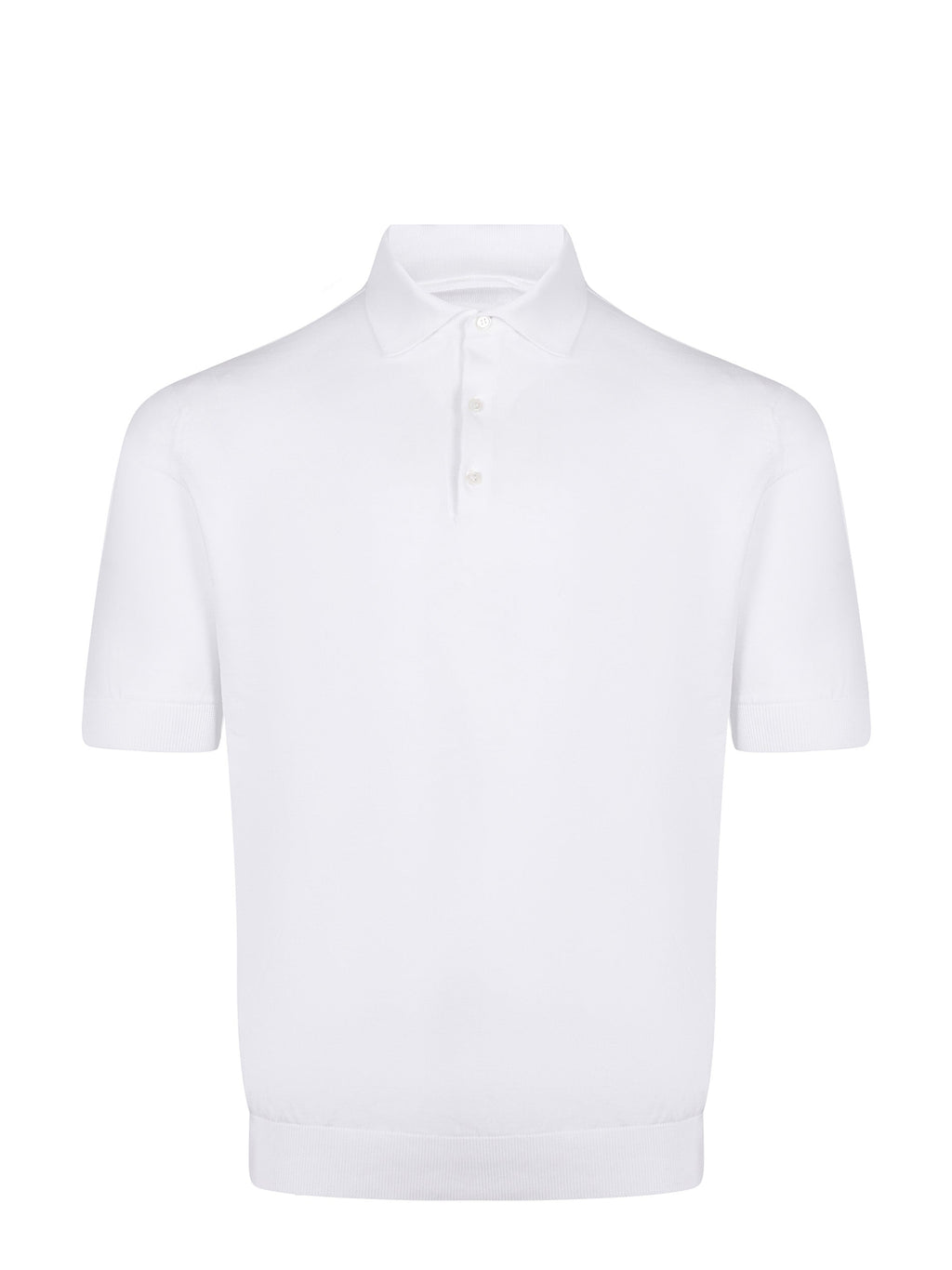 FILIPPO DE LAURENTIS Polo PL1MC CR14R-001 White