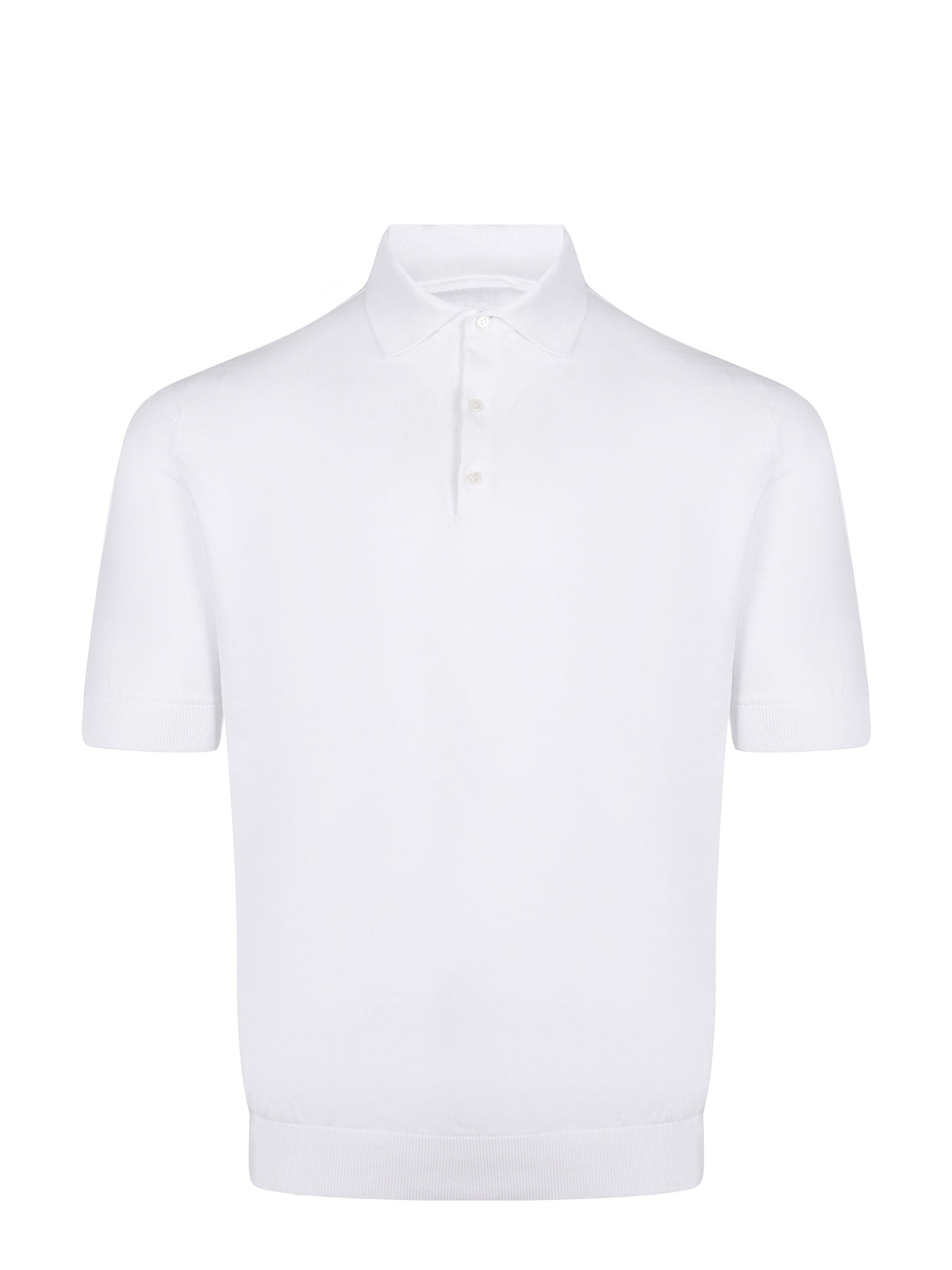 FILIPPO DE LAURENTIS Polo PL1MC CR14R-001 White