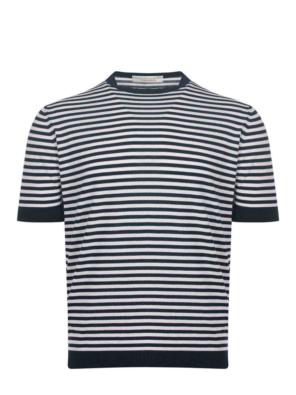 FILIPPO DE LAURENTIS T-shirt TS0MC CR14R1-8902 White blue