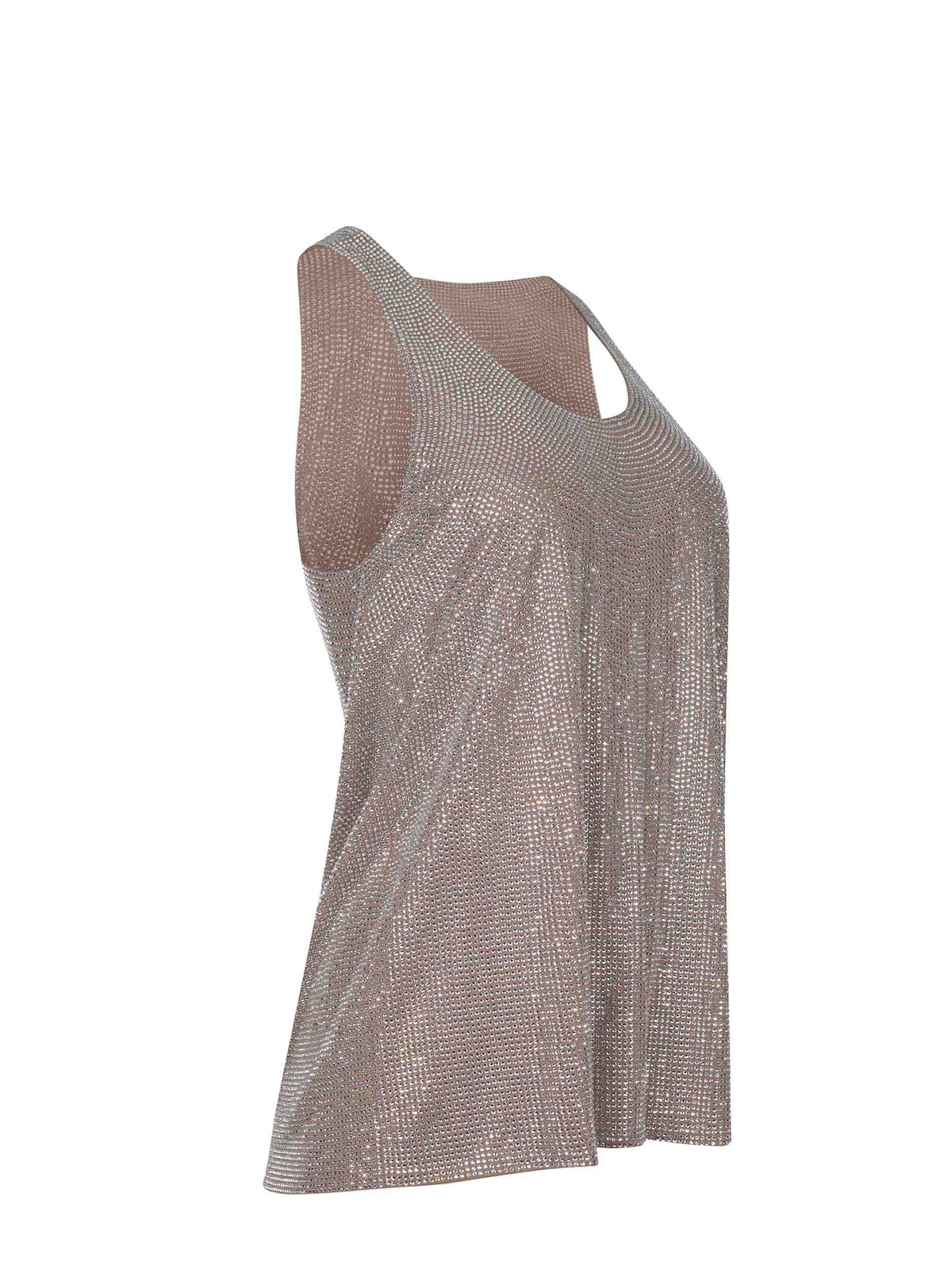 GIUSEPPE DI MORABITO Tank tops TO317FC 04428-21 Beige