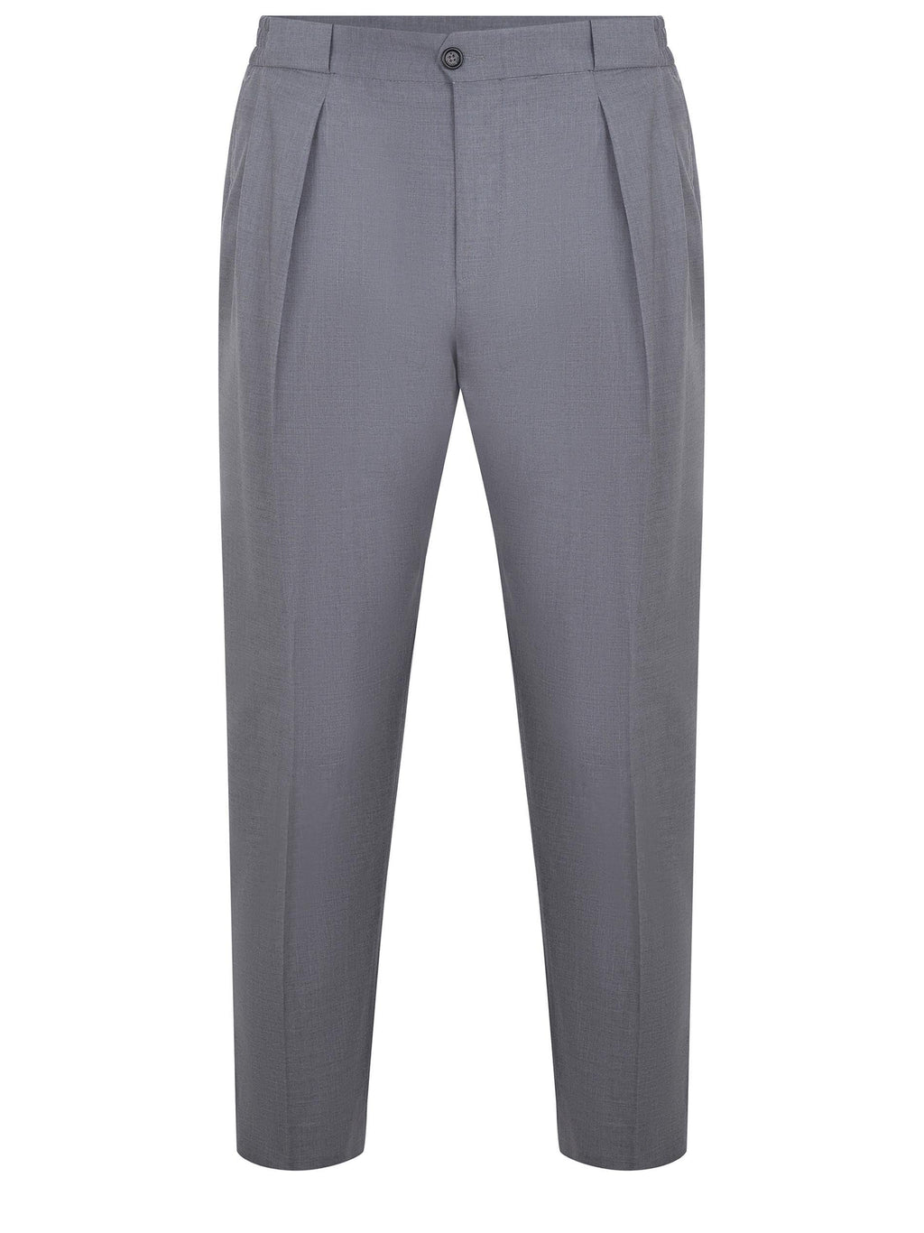 MANUEL RITZ Trousers P1678 250000-96 Steel grey