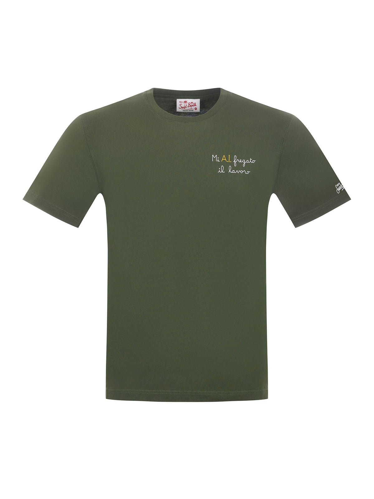MC2 SAINT BARTH T-shirt POT0001 05259H Military green
