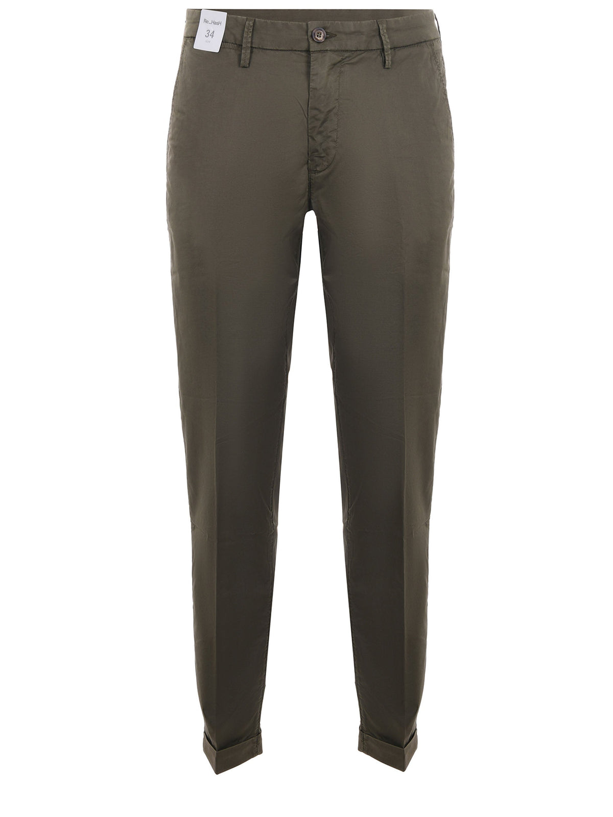 RE-HASH Trousers P249 7F008-JM-5178 Military green
