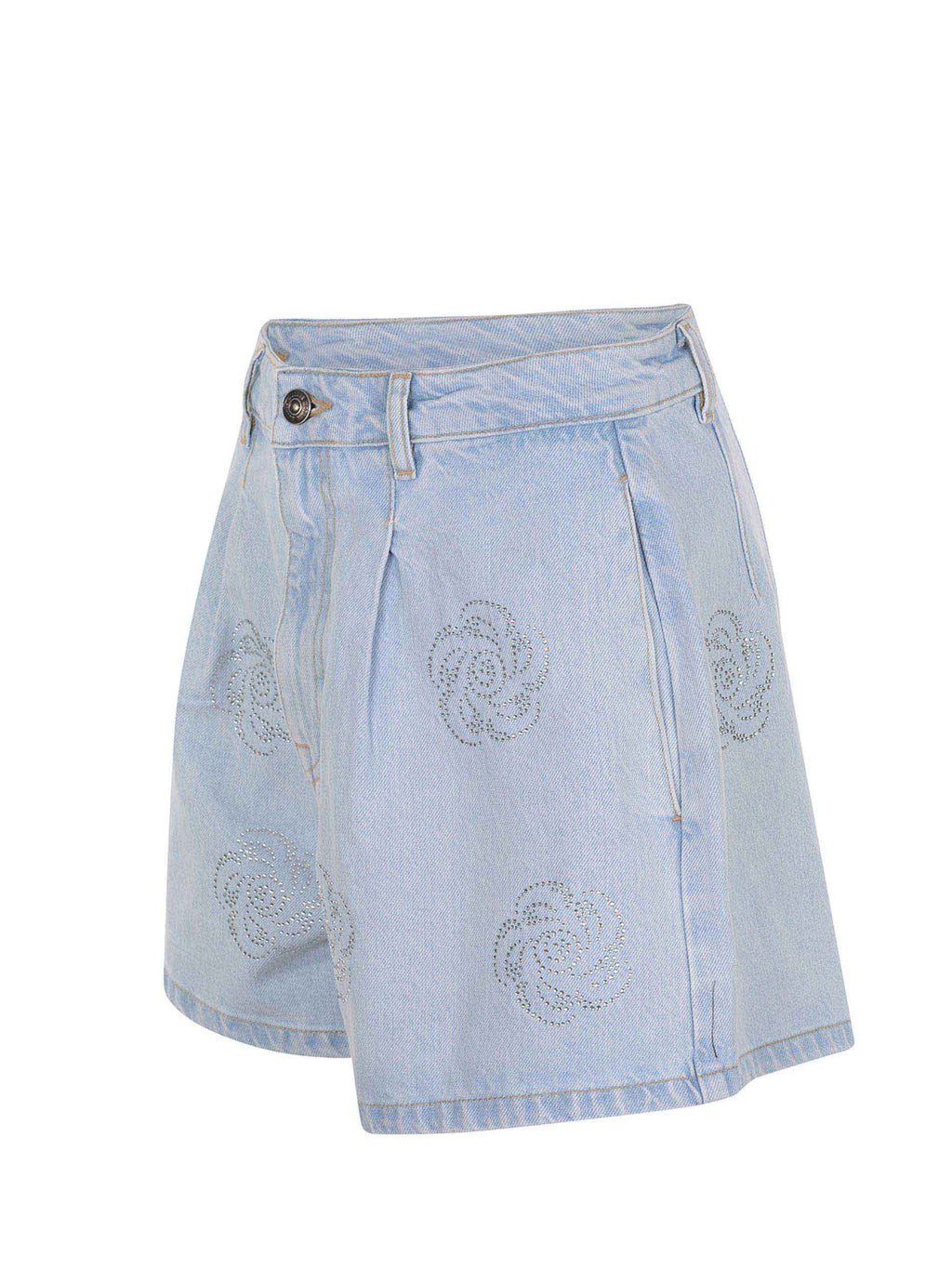 ROTATE Shorts 1138241468 BCR1845-1468 Light denim