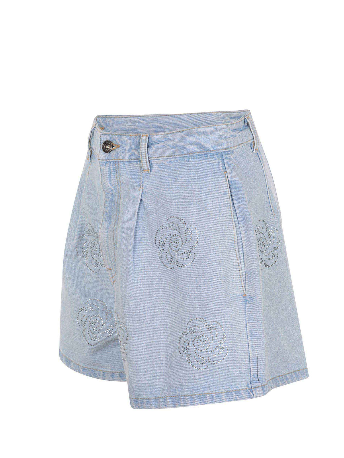 ROTATE Shorts 1138241468 BCR1845-1468 Light denim