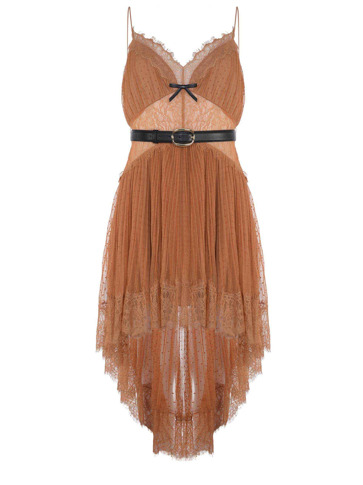 SELF-PORTRAIT Dresses SS25-057S TAN Biscuit