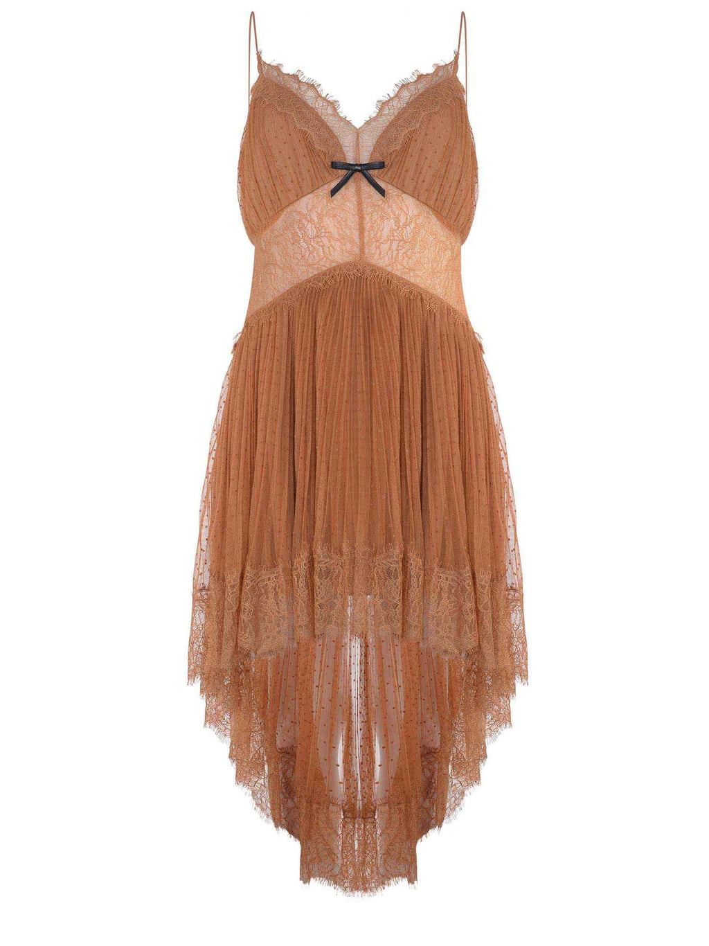 SELF-PORTRAIT Dresses SS25-057S TAN Biscuit