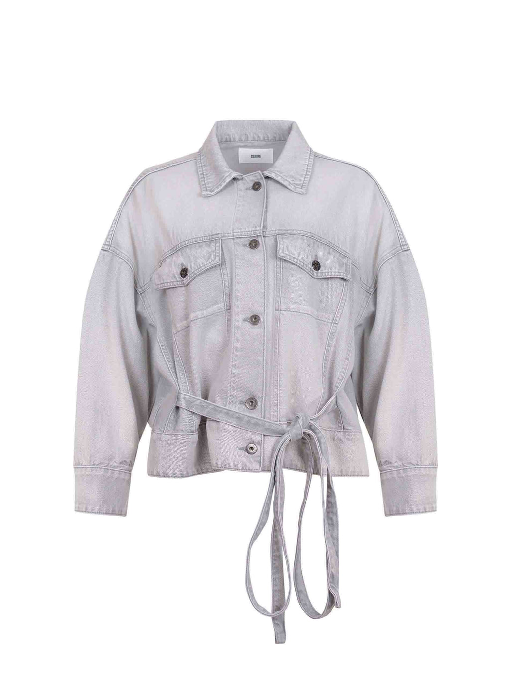 SOLOTRE Jackets M1D0185 GREY DENIM Grey denim