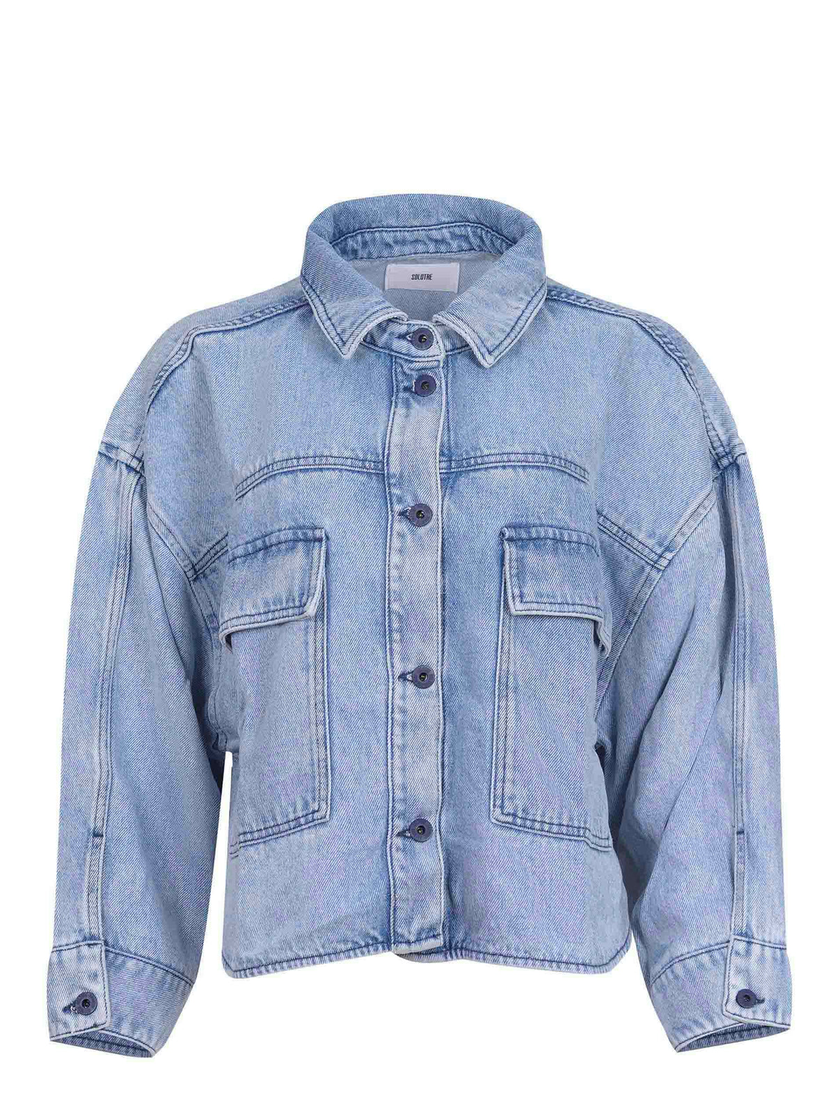 SOLOTRE Jackets M1D0198 LIGHT DENIM Light denim