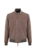 THE JACK LEATHERS Jackets MEM-SUED 11 Dove Grey