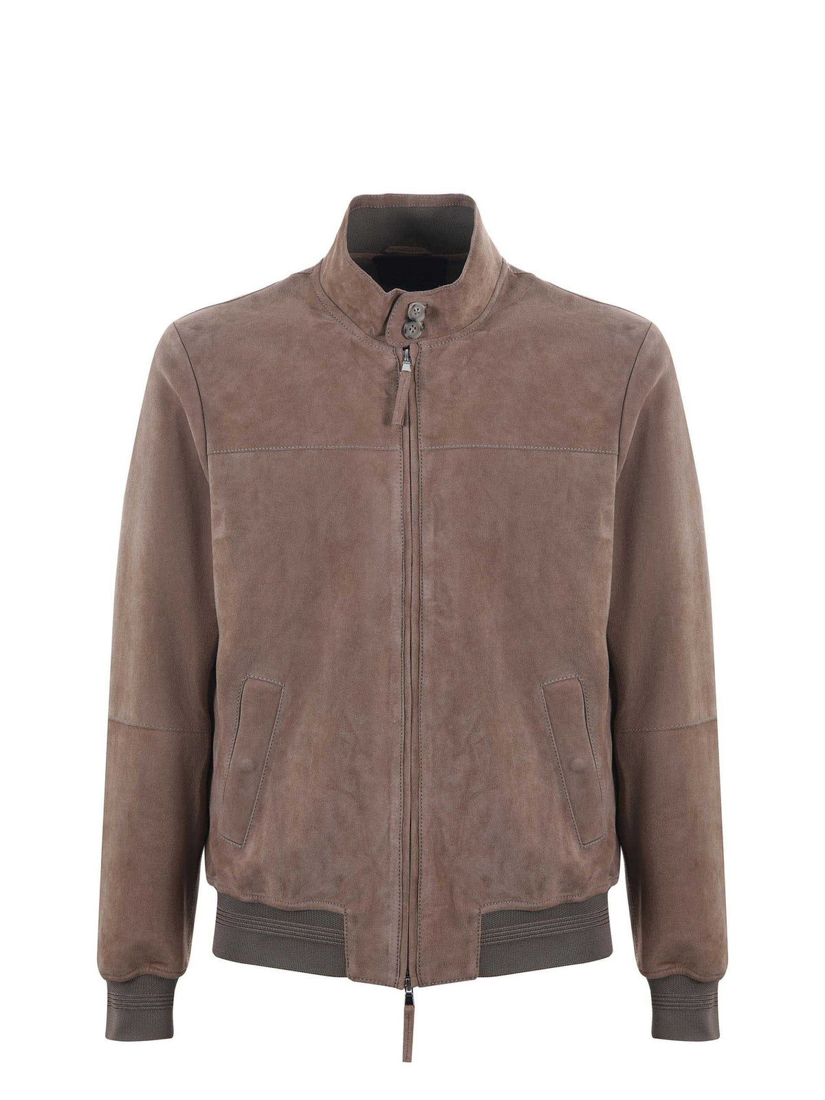 THE JACK LEATHERS Jackets MEM-SUED 11 Dove Grey