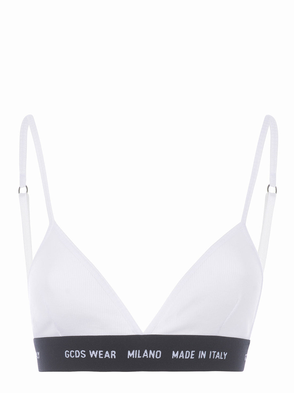 GCDS Bra SS21W010200 WHITE White
