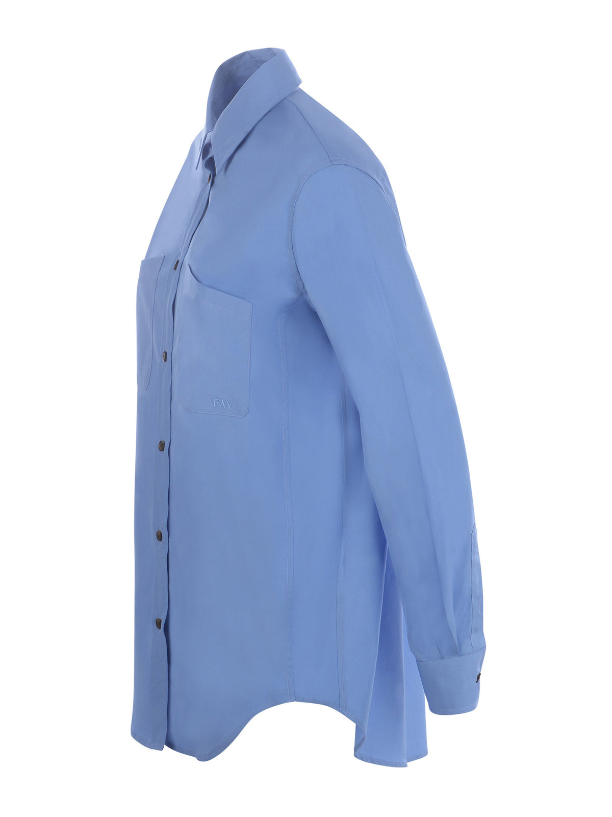 FAY Shirts NCWA1465680 HQLU012 Light Blue