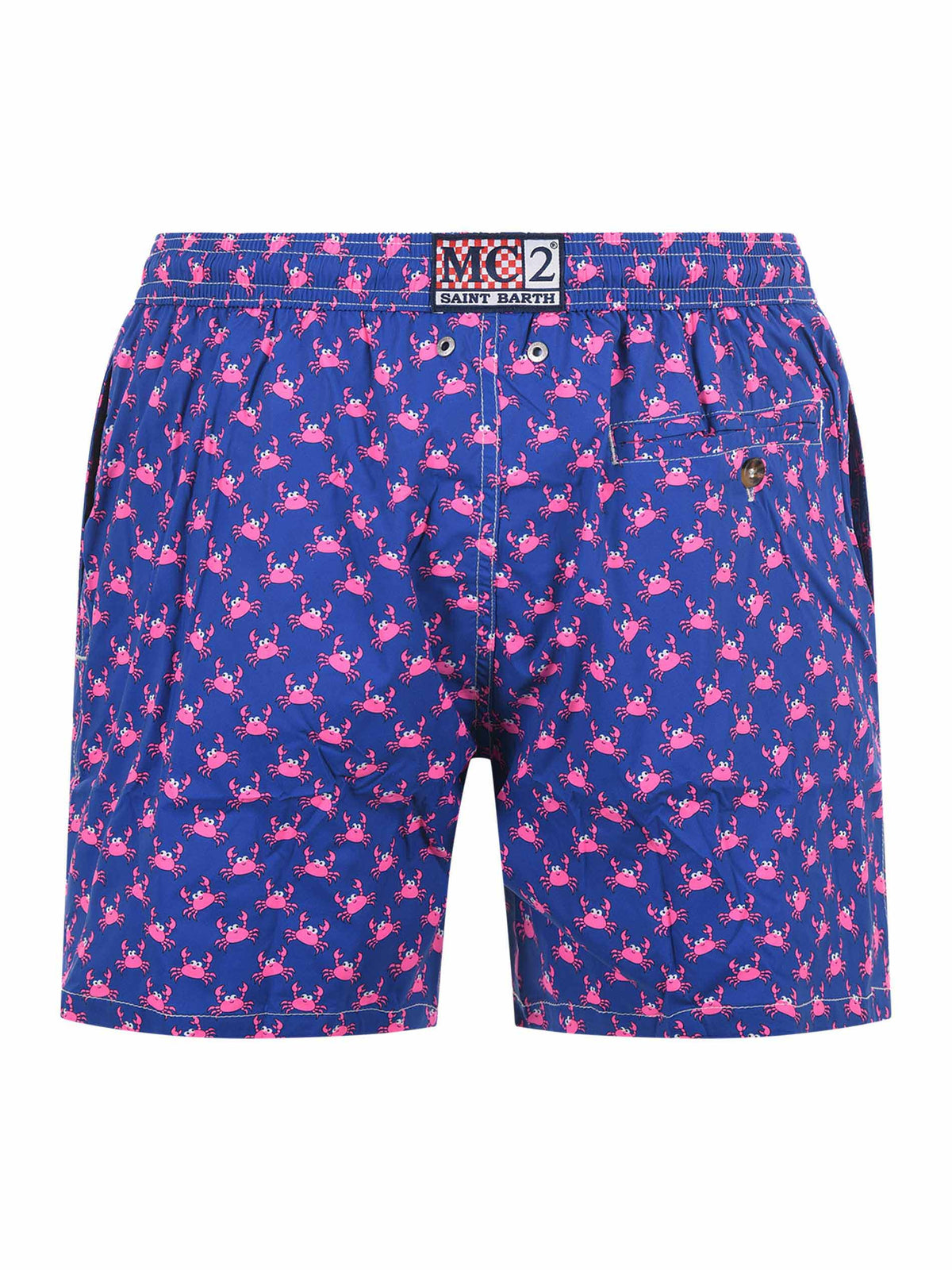 MC2 SAINT BARTH Swimwear COMFORT LIGHT 04053D Blue/Neon Pink