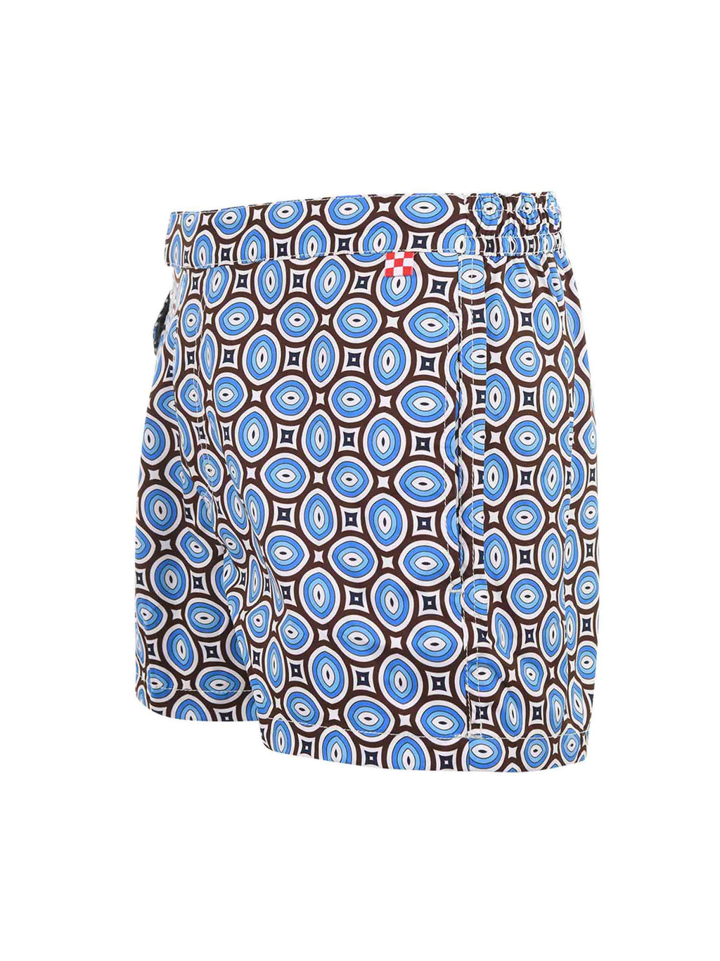 MC2 SAINT BARTH Swim Trunks HARRYS 06899D Light Blue/Brown