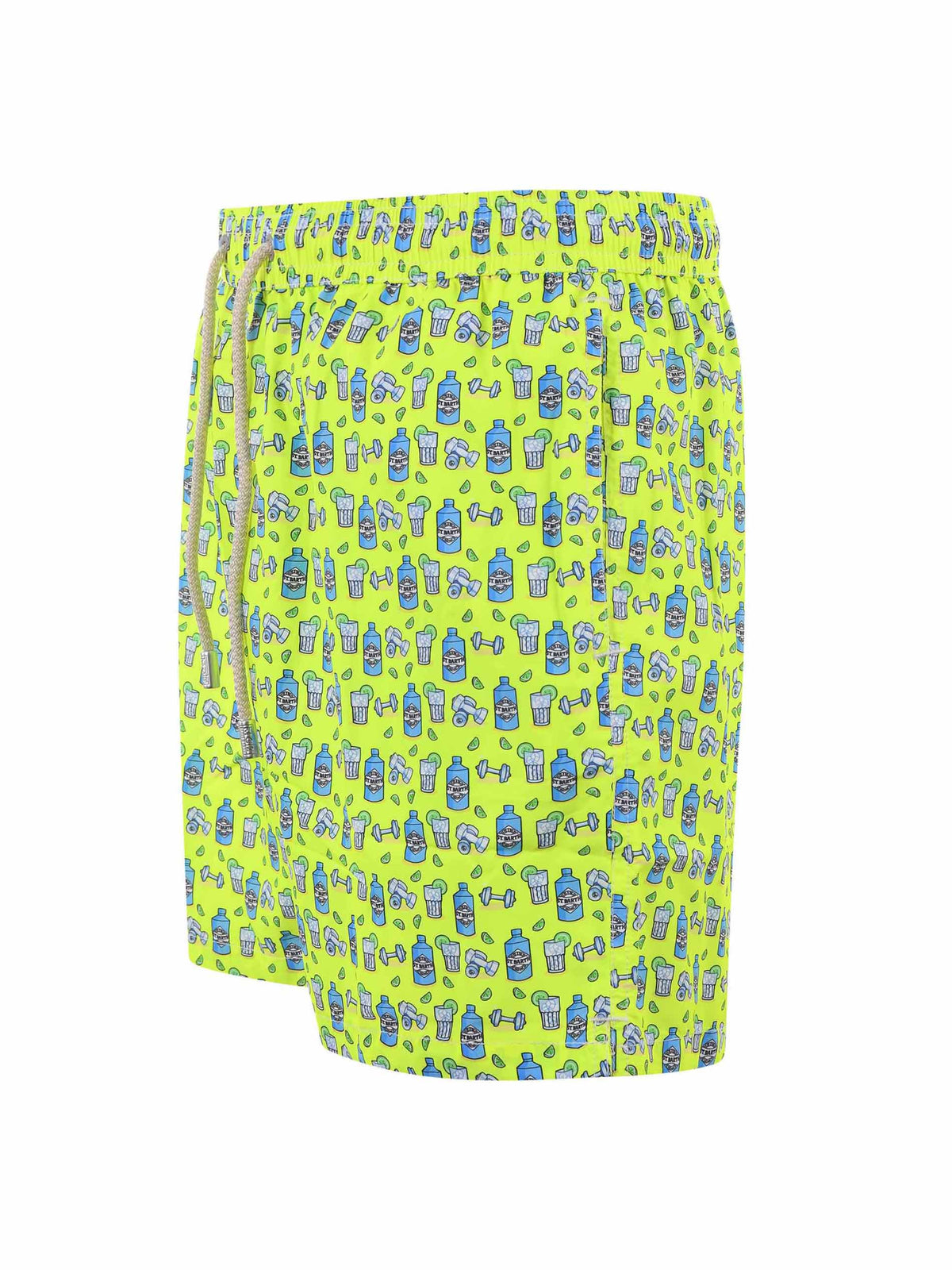 MC2 SAINT BARTH Swimwear LIGHTING MICRO 00731D Neon Yellow