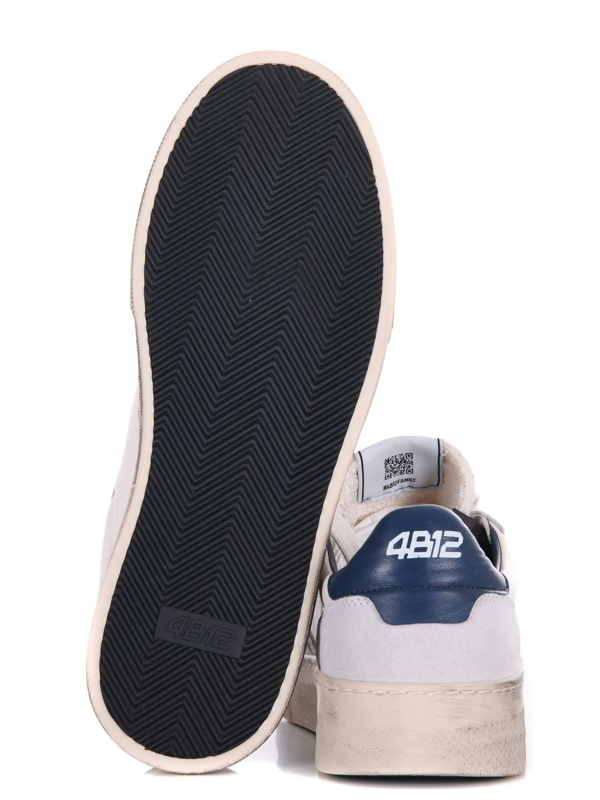 4B12 Sneakers HYPER U3002 White/blue