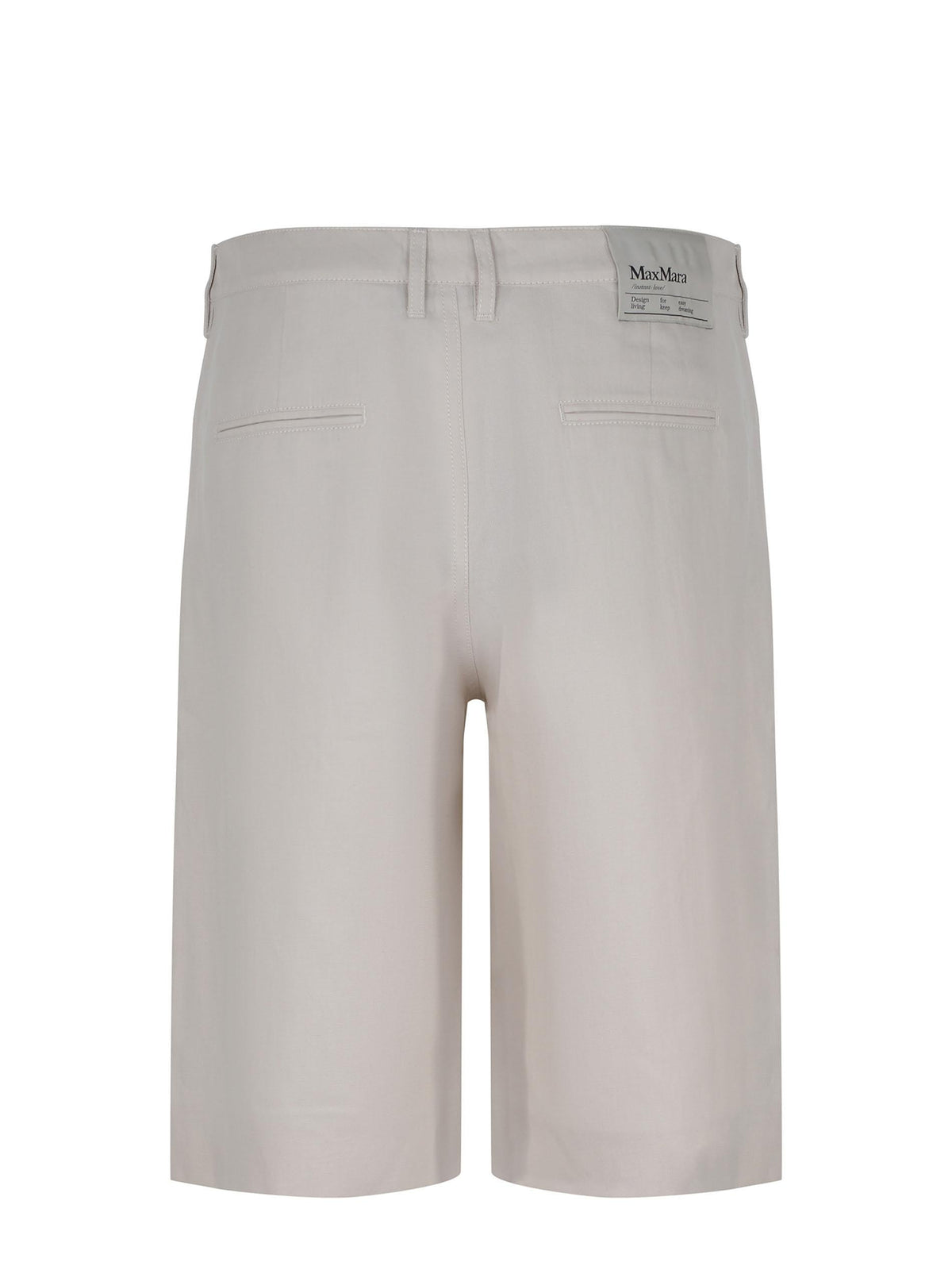 S MAXMARA Shorts 2519141013600 427-002 Ecru