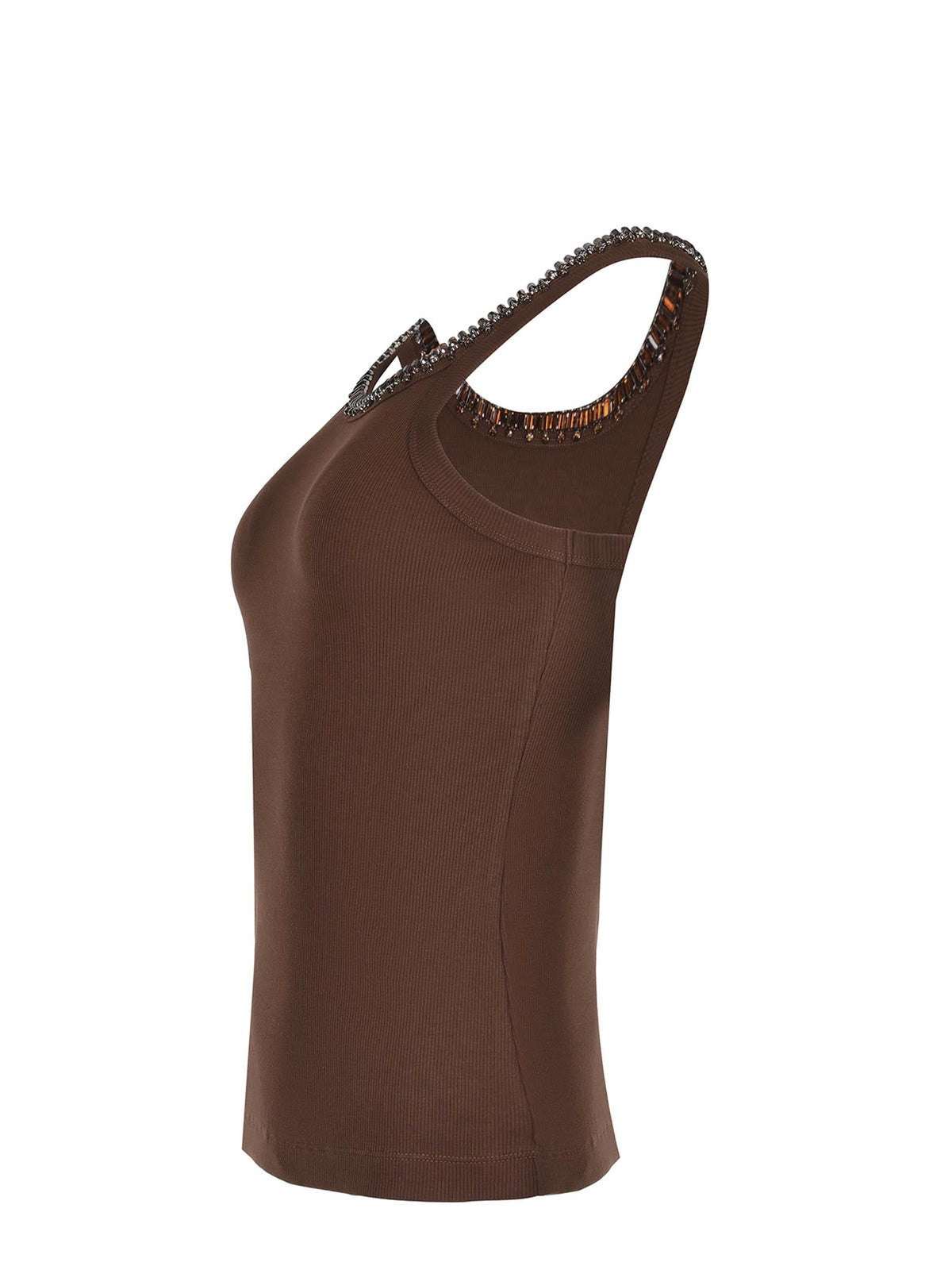 PINKO Tank Tops 107303-A3I5 L78 Brown