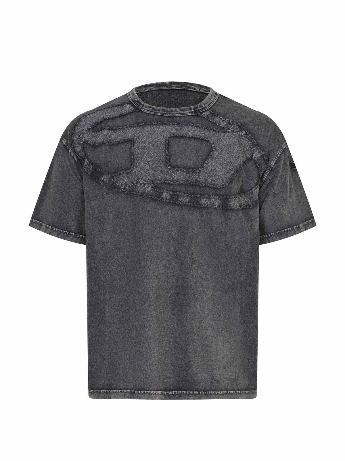DIESEL T-shirt A19545 0HGBX-9XXA Anthracite grey