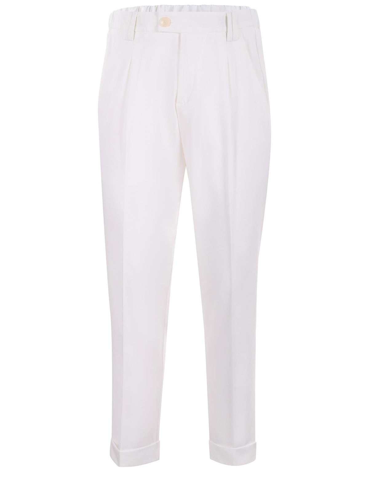 UNGARO Trousers U7089 G5417-11 Milk white