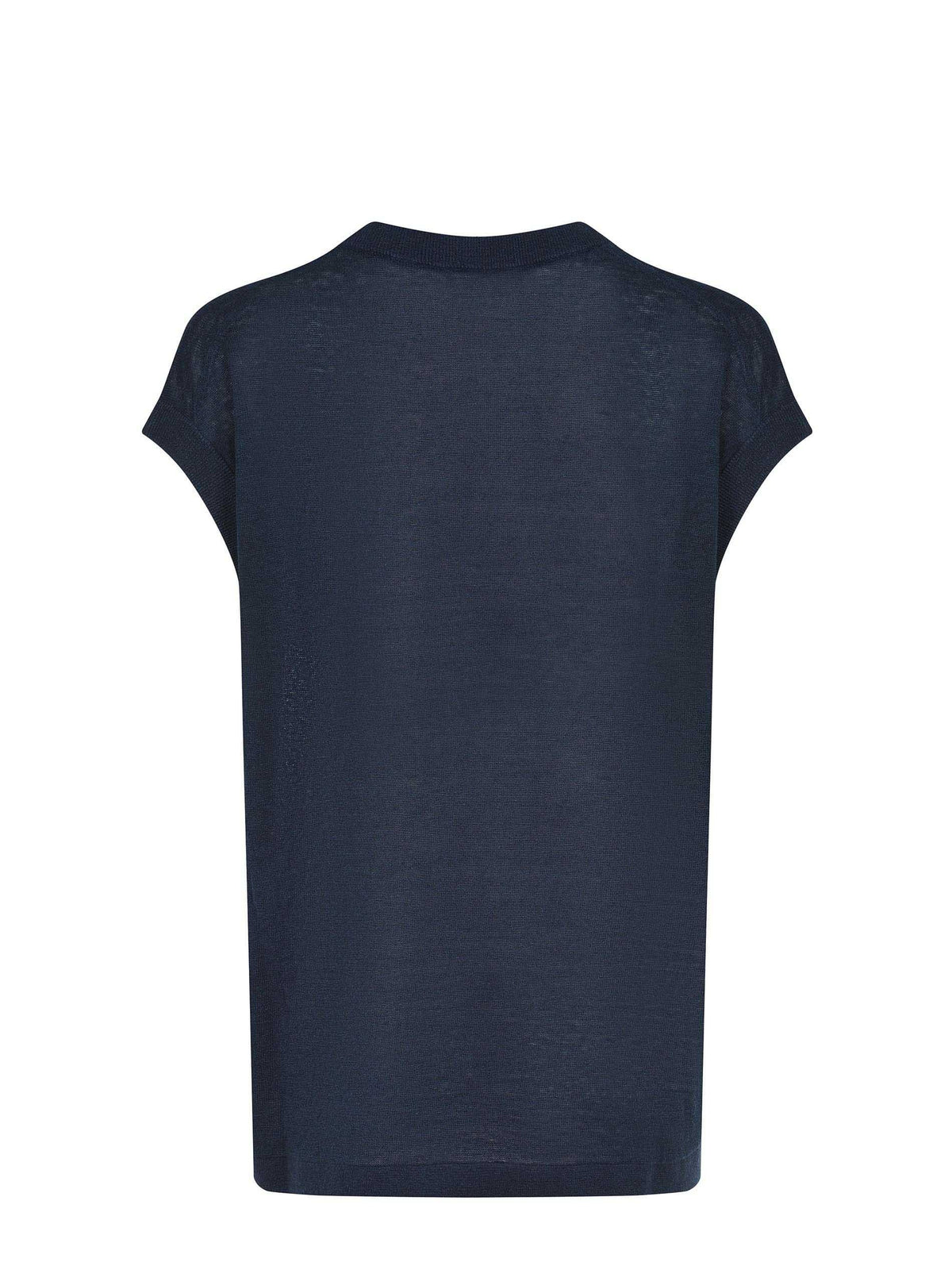 S MAXMARA T-shirt 2619351013600 113-003 Midnight blue