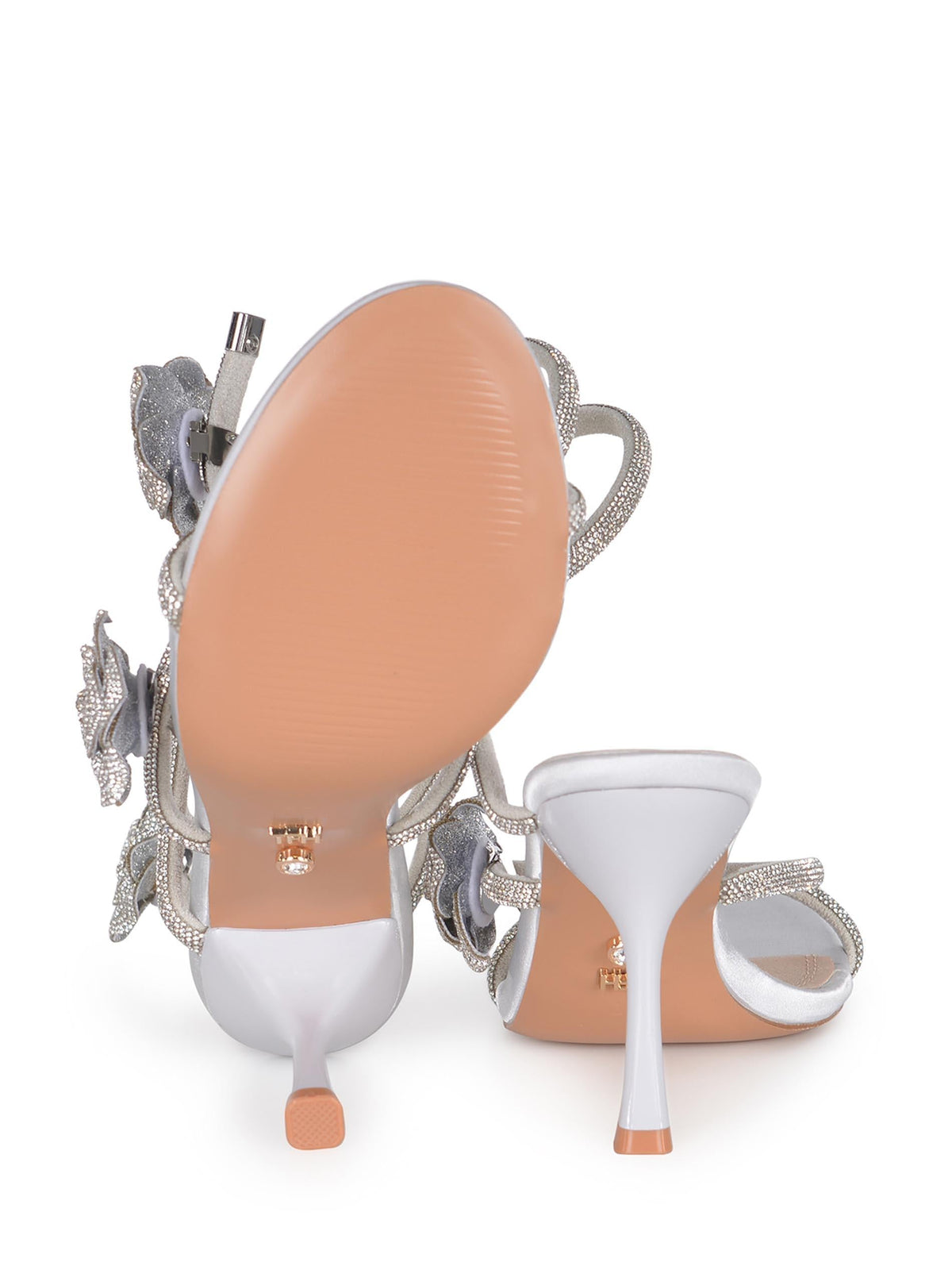 TWENTY FOURHAITCH Sandals S0081-CORAL SILVER Silver