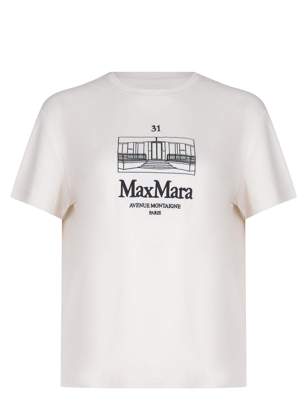 S MAXMARA T-shirt 2619971021600 138-001 Ivory