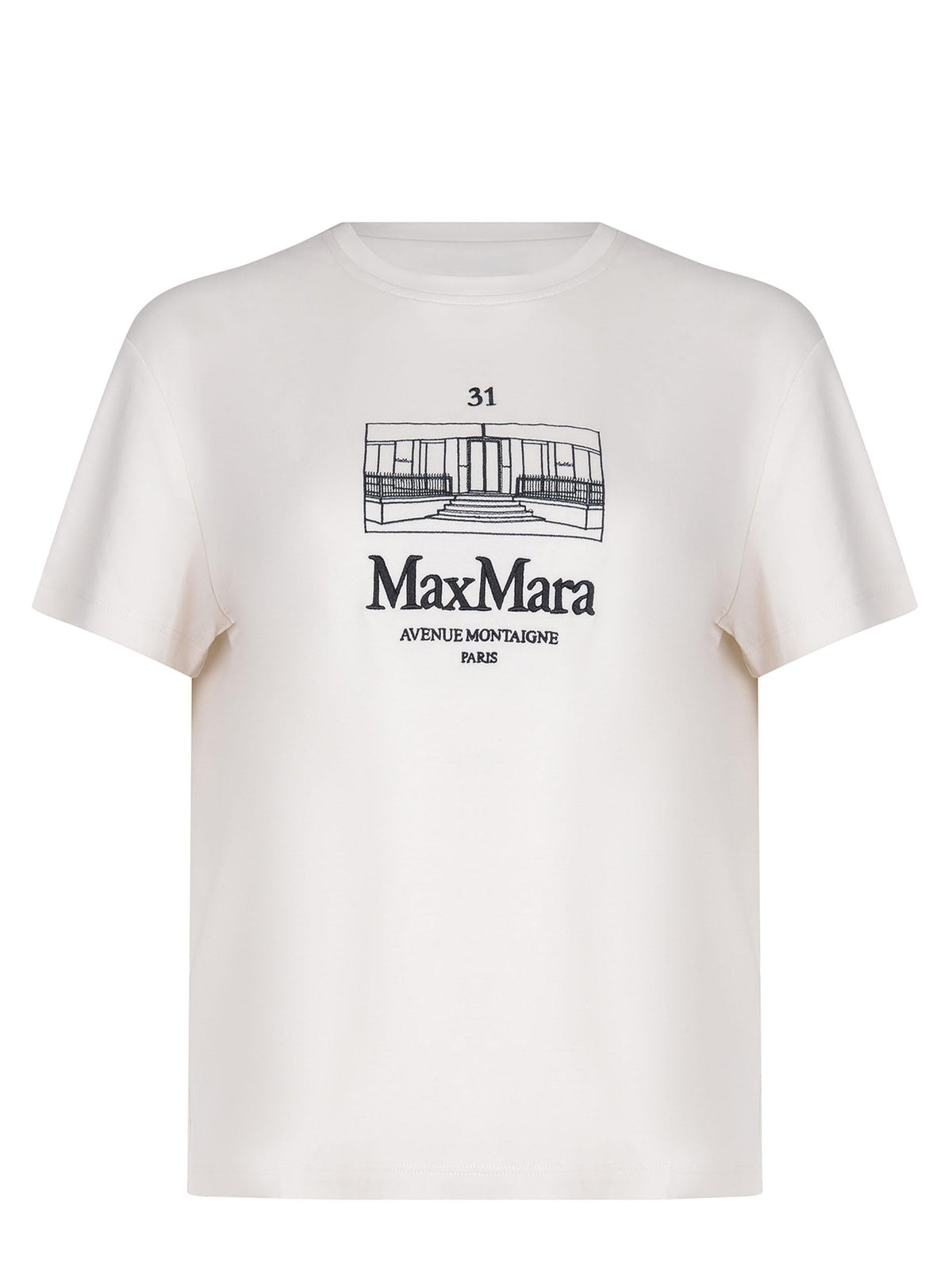 S MAXMARA T-shirt 2619971021600 138-001 Ivory