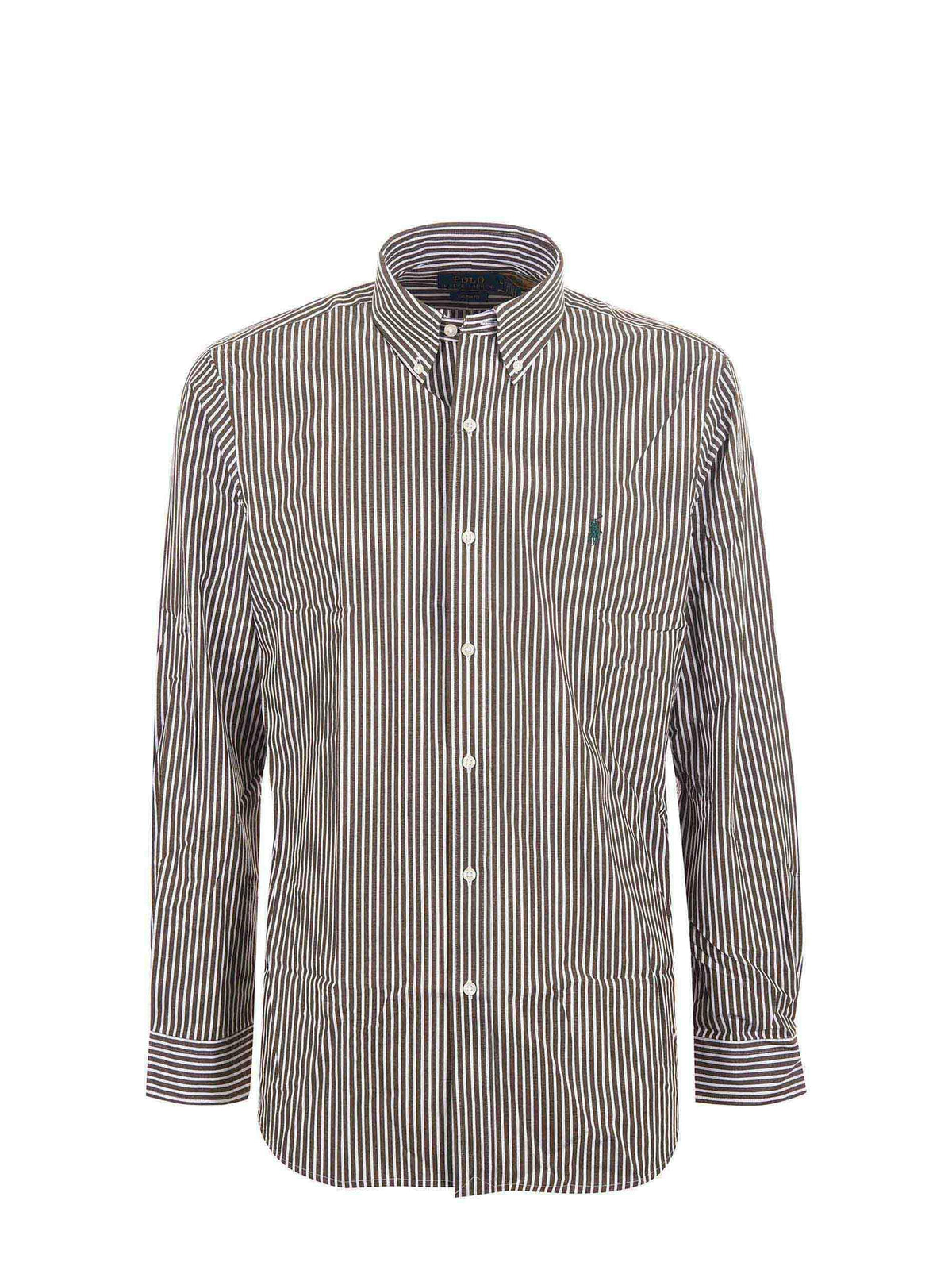 POLO RALPH LAUREN Shirts 929346 023 Brown/white