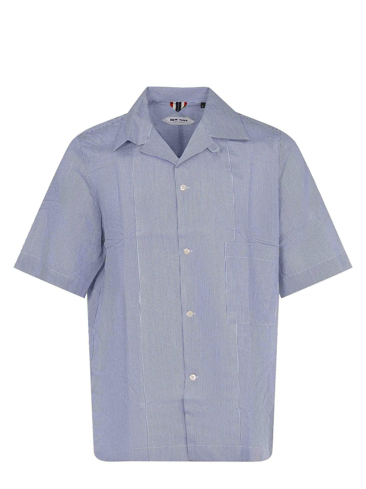 NEW YORK RESIDENT Shirts BAYRON R100 White/blue