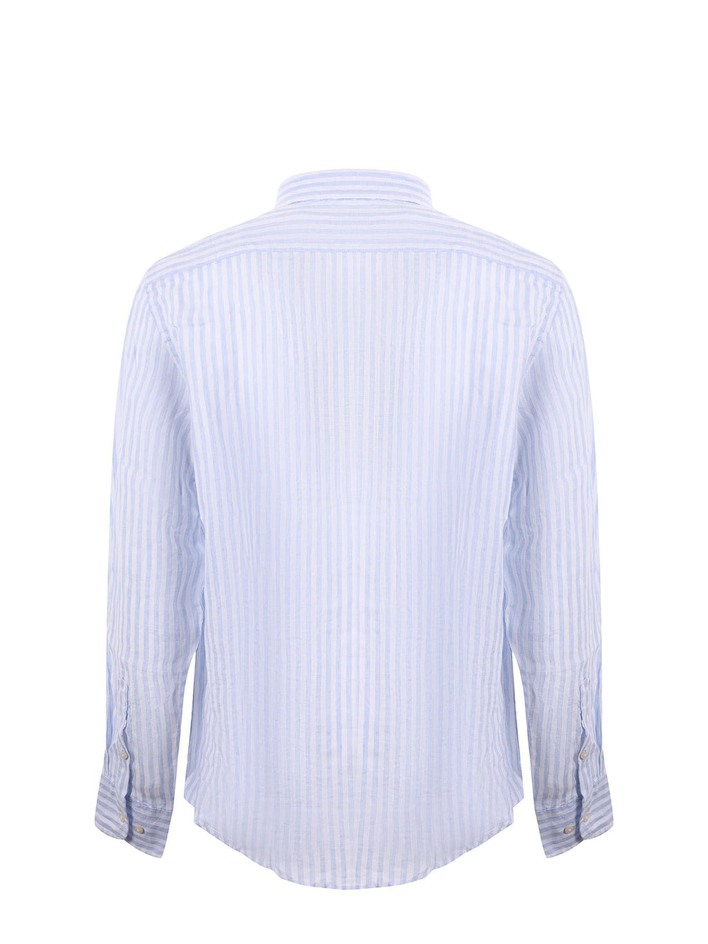 LA MARTINA Shirts MCC012-TL339 S7171 Light blue/white