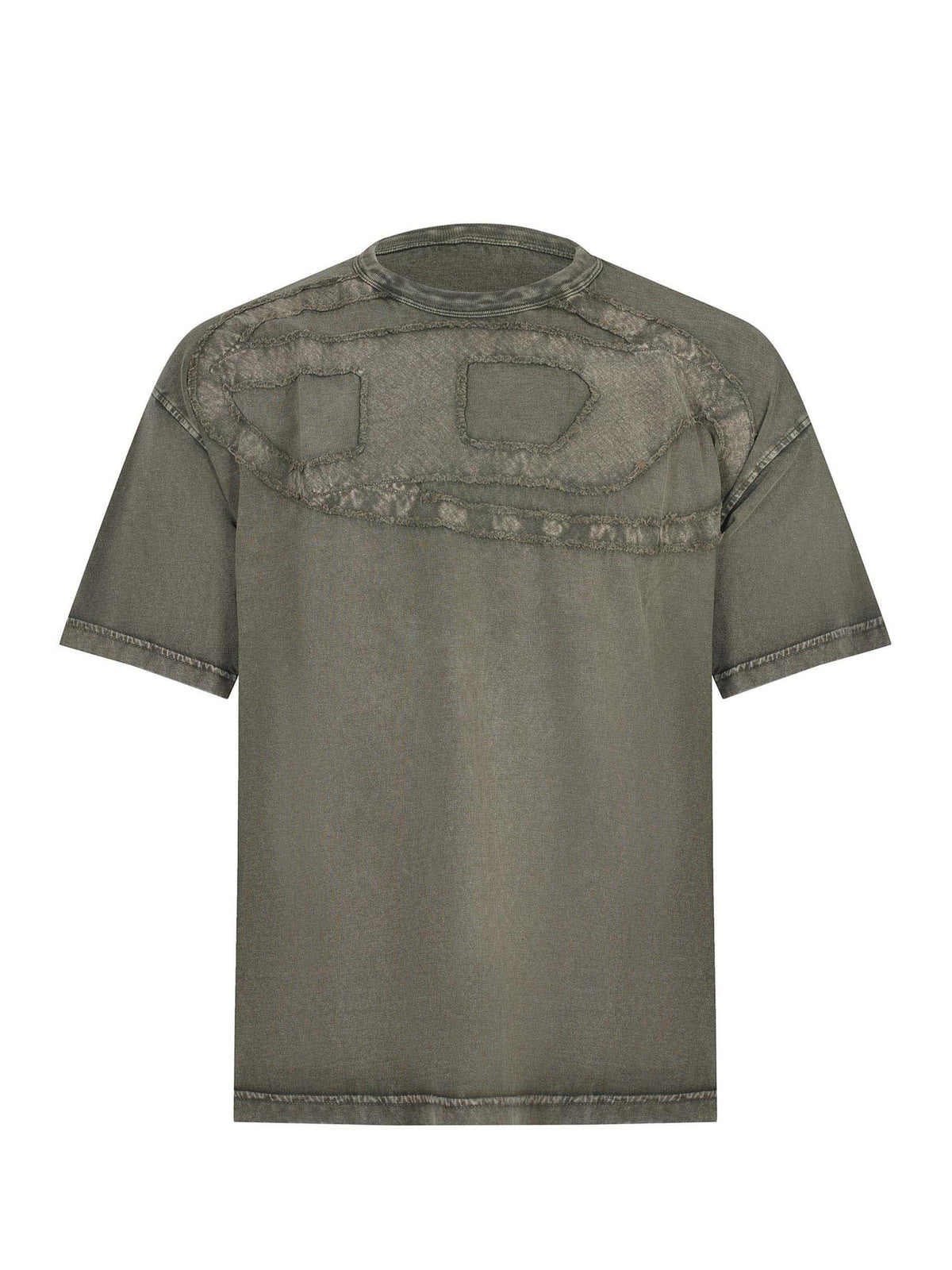 DIESEL T-shirt A19545 0HGBX-5AFA Military Green