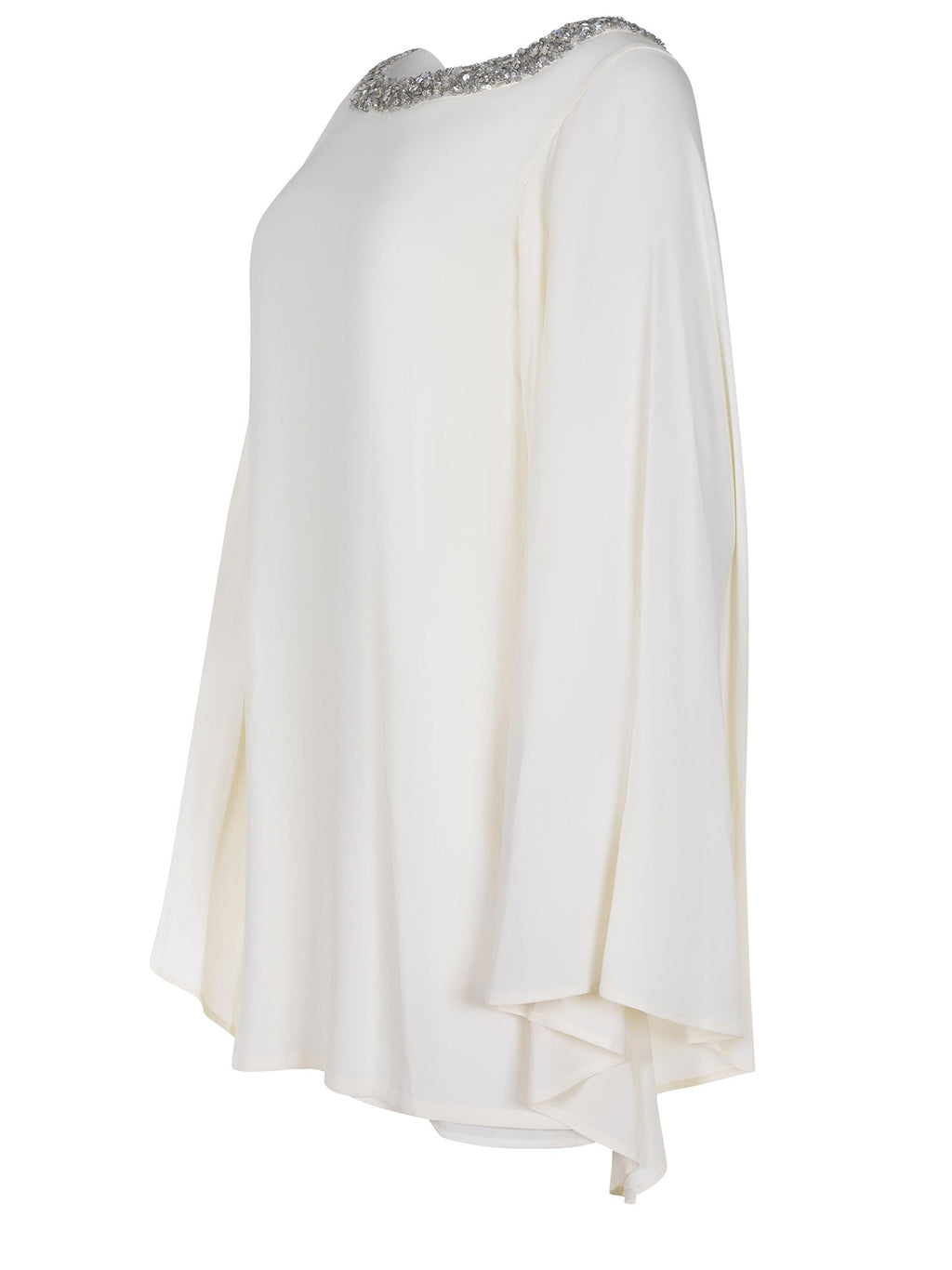 AMEN Kaftan AMS26701 CHALK-CRYSTAL White