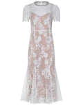SELF-PORTRAIT Dresses SS26-216M WHITE