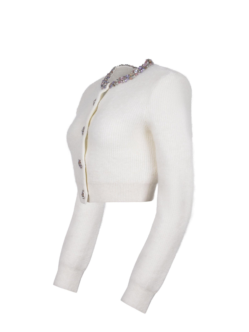SELF-PORTRAIT Cardigan AW25-135C CREAM Cream