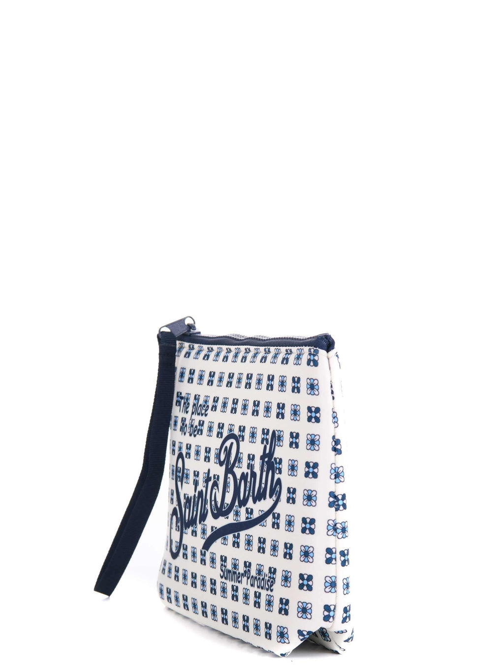 MC2 SAINT BARTH Pouch ALIN001 00672L Ivory/Blue