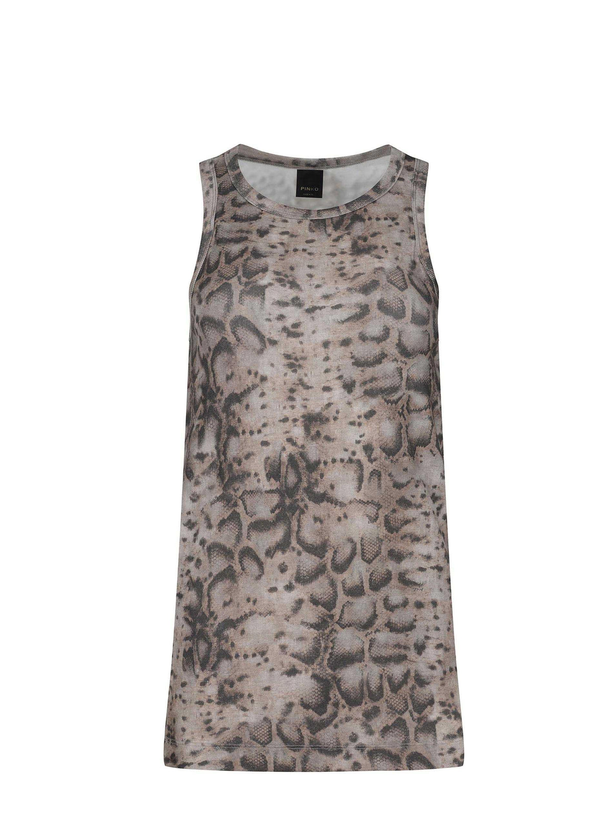 PINKO Tank tops 106919-A3DP CZ9 Python print