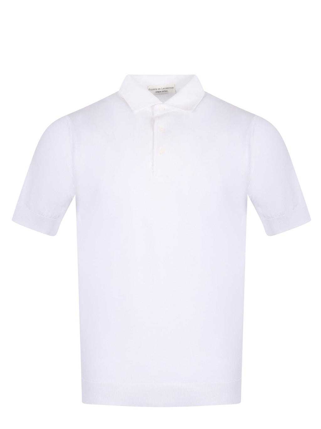 FILIPPO DE LAURENTIS Polo PL1MCPAR CR14R-001 White