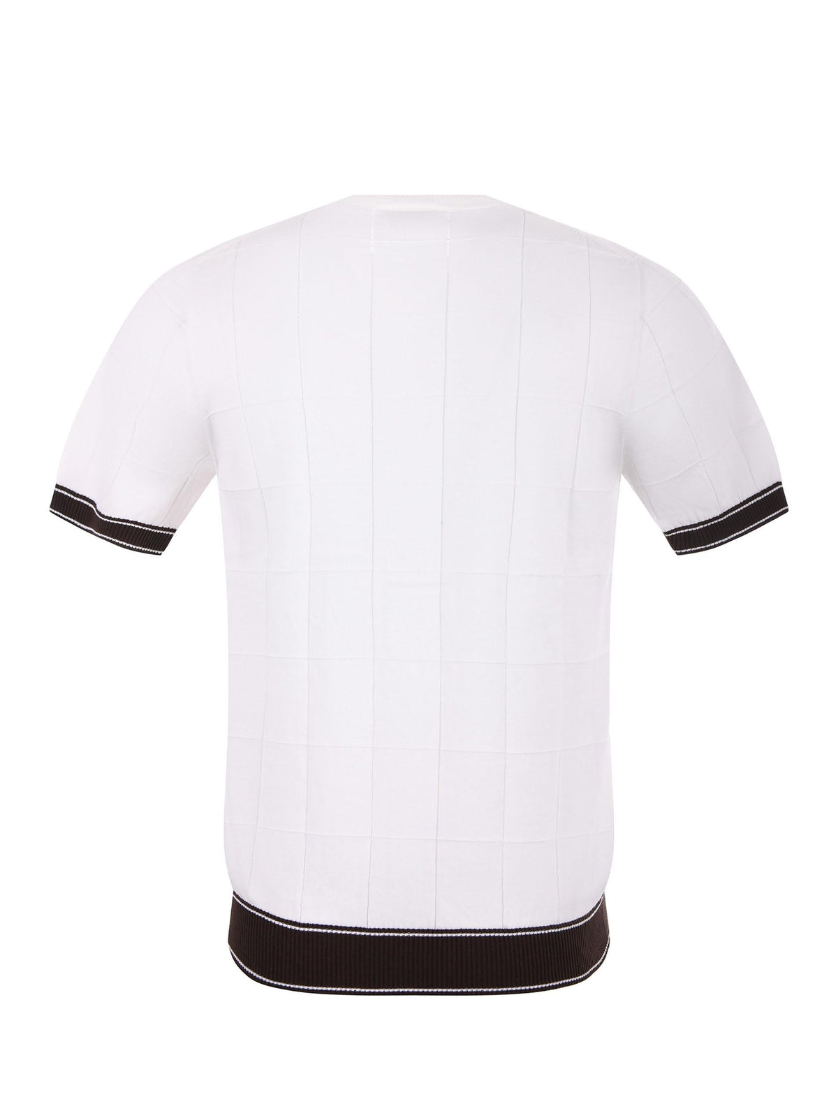 CLAQ T-shirt CQ1200012 WHITE White/brown