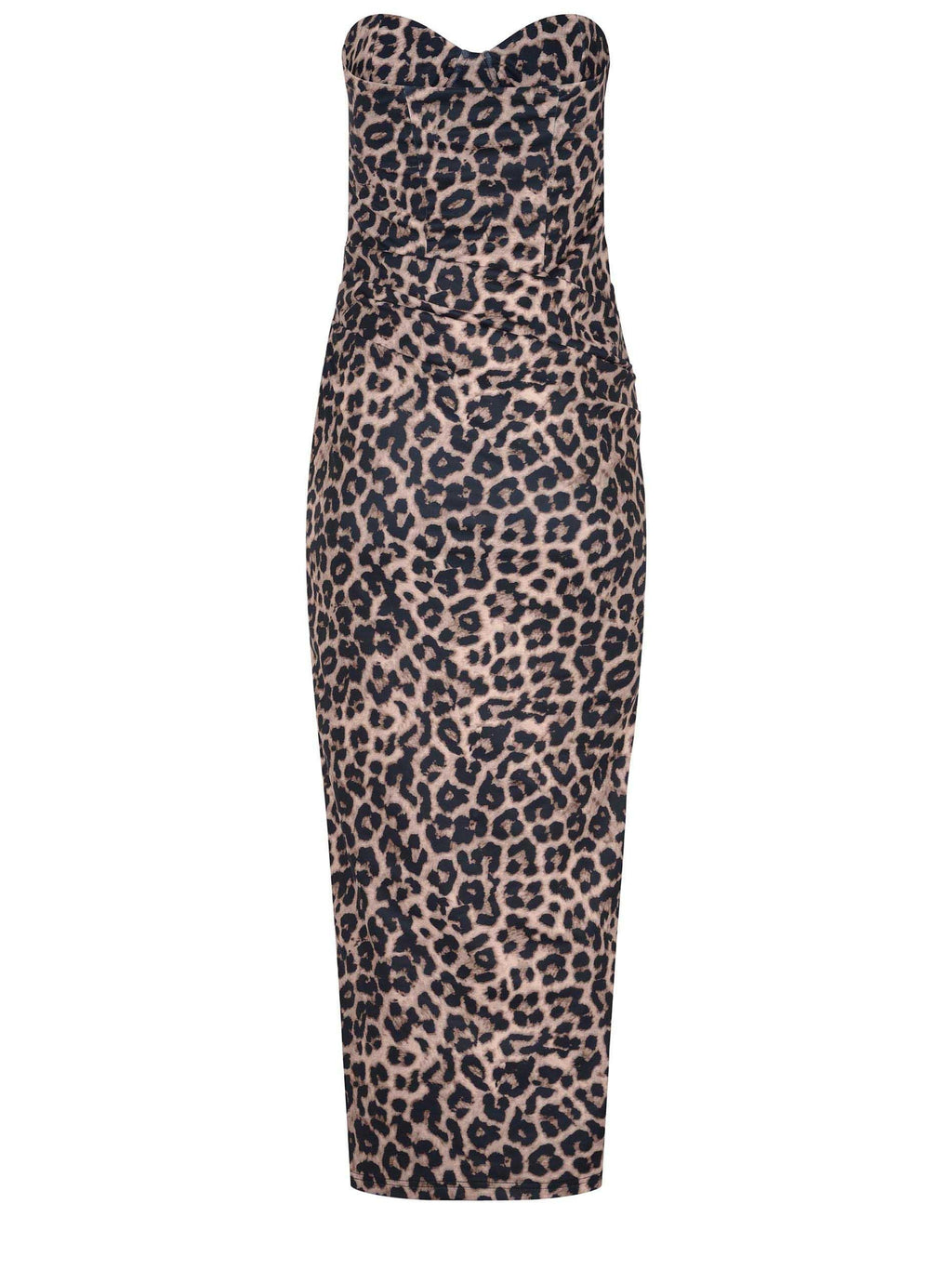 TWENTY FOURHAITCH Dresses A0113-PALAU SPOTTED Leopard Print