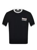 PAOLO PECORA Knitwear A032 F200-9000 Black/Ivory